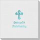 Ornate Cross Linen Like Napkins Image 3 of 4